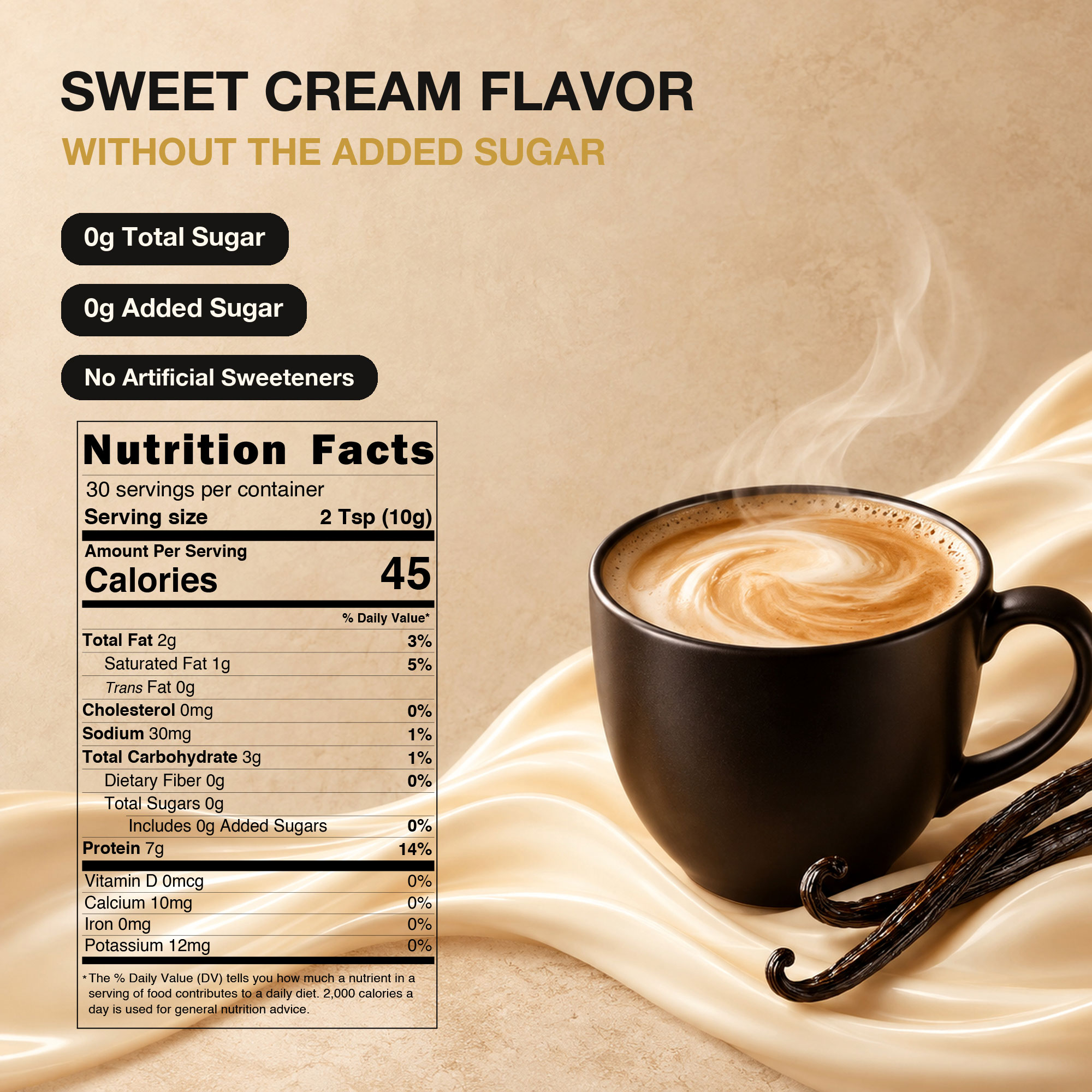 NourApex Protein Coffee Creamer Sugar Free with 7g Protein - Image 4